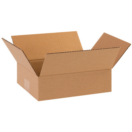 10 x 8 x 3" Flat Corrugated Boxes