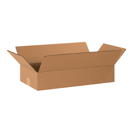 20 x 10 x 4" Flat Corrugated Boxes