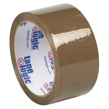 2" x 55 yds. Tan (6 Pack) Tape Logic<span class='rtm'>®</span> #50 Natural Rubber Tape