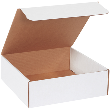 12 x 12 x 4" White Literature Mailers