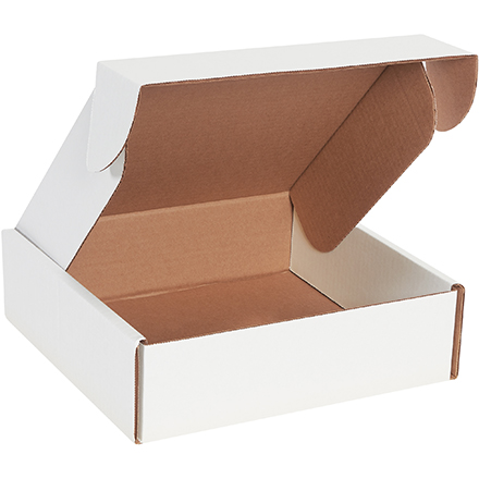 10 x 10 x 3" White Deluxe Literature Mailer