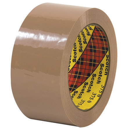 2" x 55 yds. Tan Scotch<span class='rtm'>®</span> Box Sealing Tape 375