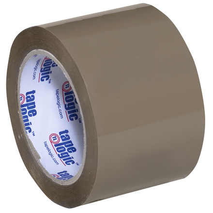 3" x 55 yds. Tan (6 Pack) TAPE LOGIC<span class='afterCapital'><span class='rtm'>®</span></span> #350 Acrylic Tape