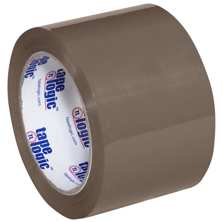 3" x 110 yds. Tan TAPE LOGIC<span class='afterCapital'><span class='rtm'>®</span></span> #600 Hot Melt Tape