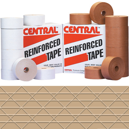 72mm x 375' Kraft Central<span class='rtm'>®</span> 240 Reinforced Tape