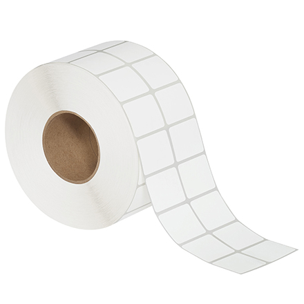 2 x 2"  2- Up White Thermal Transfer Labels